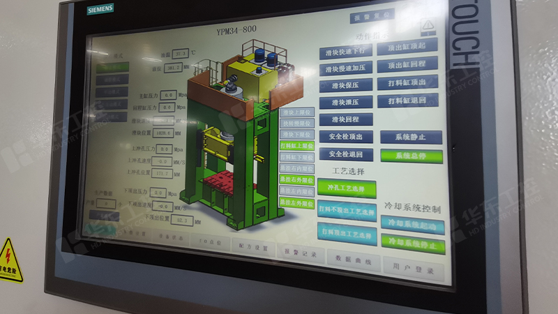 自動化控制系統在四柱液壓機應用的核心優勢